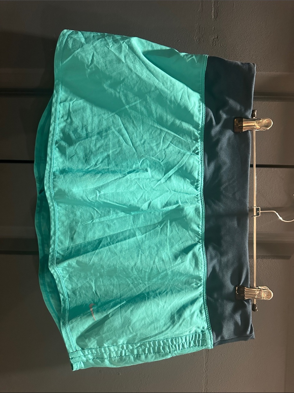 Women’s Nike Teal and Navy Athletic Skort with rear pocket